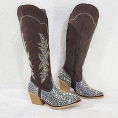 WESTERN BOOTS | Totally Wicked Footwear Glam Western, Country Glam, Ethiopian Opal Ring, Western Cowgirls, Western Cowgirl, Opal Rings, Western Boots, New Shoes, High Boots