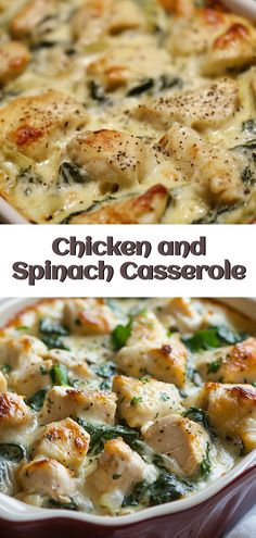 Chicken and Spinach Casserole