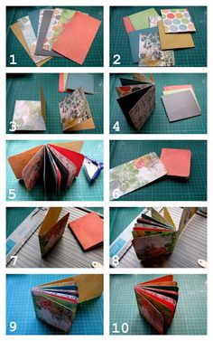 how to make an origami wallet out of scrapbook paper - step by step instructions