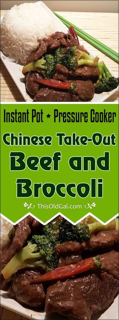 This Pressure Cooker Chinese Take-Out Beef and Broccoli is easy on your wallet.  Cooking the rice at the same time and in the same pot, makes this Beef and Broccoli a One Pot Meal! via @thisoldgalcooks Power Cooker Recipes, Pressure Cooker Beef, Power Pressure Cooker, Frozen Beef, Beef And Broccoli, Paleo Crockpot, One Pot Meal