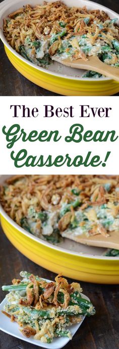 the best ever green bean casserole recipe