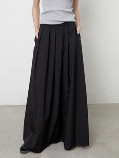 Soft and drapery, this maxi length skirt features shirred detail throughout. Pair yours with any items for a casual, comfortable daily style.  - Intended for a loose fit- Comfortable banded waist- Gathered pleats for added volume- Flare hem silhouette- Casual side pockets Fantasy Dress, Daily Style, Lifestyle