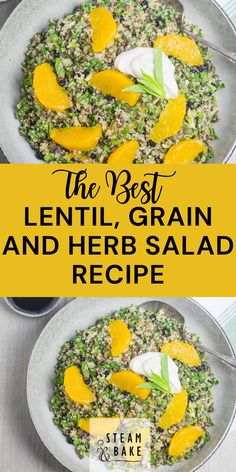 the best lentil, grain and herb salad recipe