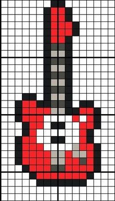 a cross stitch pattern with the letter j in red and black