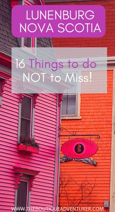 a pink house with the words 10 things to do not to miss