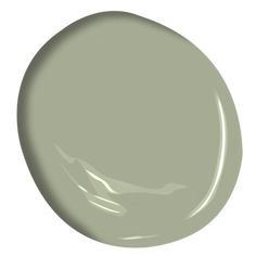 a light green paint with white trim on the top and bottom, in a round shape