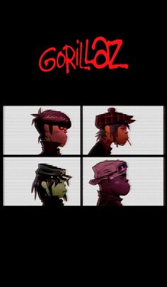 the cover art for gorillaz