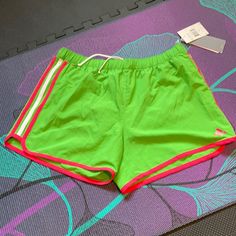 Intense Green And Fresh Pink Excellent Condition Women’s Running Adidas Climalite Has Underwear Lining Inside Tie Waistband Adidas Summer Activewear With Built-in Shorts, Adidas Activewear With Built-in Shorts For Summer, Green Adidas Sporty Activewear, Adidas Green Sportswear Activewear, Adidas Summer Sportswear Shorts, Adidas Sportswear Shorts For Summer, Green Athletic Shorts For Running In Spring, Green Athletic Shorts For Summer Running, Spring Running Green Athletic Shorts