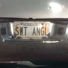 the license plate on this car is for swt angle, which has been modified to look like an eagle