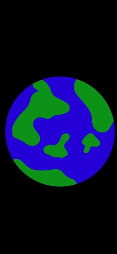 an image of the earth in blue and green