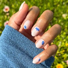 Forget Me Not Nail Art, Neutral Mani, Short Almond Shape, June Nails, Buff Nails, Short Almond Nails, Olive And June, Cuticle Care, Short Almond