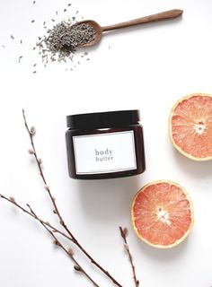 Homemade Body Butter @themerrythought Skin Care Routine For Teens, Lavender Body Butter, Homemade Body Butter, Diy Organizer, Body Butters Recipe, Natural Hair Mask, Banner Ideas, Face Scrub