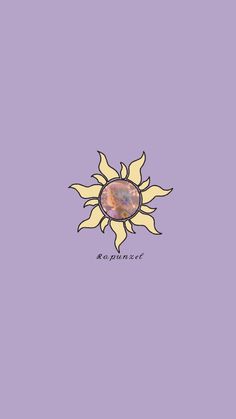 a purple background with an image of a sunflower