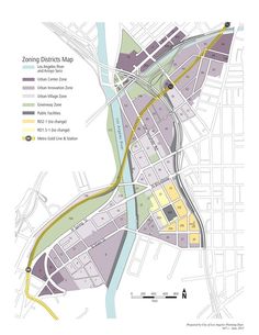 a map showing the location of some buildings and streets in an area that is very large