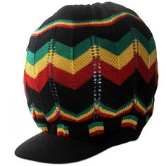 Style: Natty Dread Hat (You Don't have to be Rasta to wear it) Color: Black w/RGY Rasta Colors Size:  L to XL Fit: 58cm Head Sz.-  Fits: Deep Crown 10" 26cm (Flat) Stretchable)  Quality: 100% Cotton Retro Cap Hat One Size, Retro One Size Cap, Retro One-size Cap, Rasta Hat, Cool Runnings, Retro Cap, Rasta Colors, Wear It, Jamaica