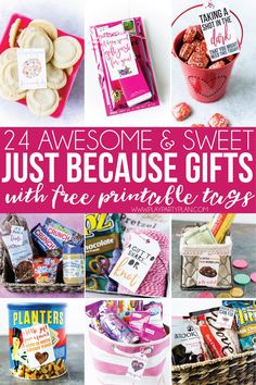 the best gift ideas for girls and boys with free printable tags to give them