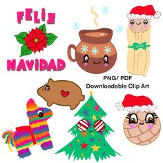 christmas cliparts for kids and adults to use on the computer or in print