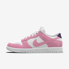 Womens Nike Dunk Shoes. Nike.com Custom Shoes Nike, Low Dunks, Pink Nike