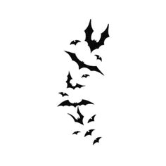 a flock of bats flying through the air