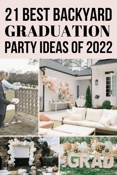 the best backyard graduation party ideas of 2012 are featured in this post - it - yourself photo collage