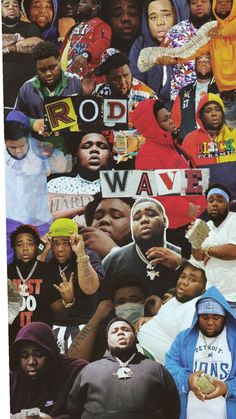 a collage of hip hops, raps, and other people all wearing hoodies