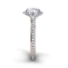 This stunning Bridal Engagement Ring is designed by Danhov. Meticulously hand crafted in the US and of superior quality, it is created using an eco-friendly process. We also carry a large selection of loose diamonds in many shapes and sized that would be perfect for this setting. Total Carat Weight: 0.29ctw - Not including center diamond. Available in White, Rose Gold, Yellow Gold and Platinum.Prices may vary. Contact us for more details. CENTER STONE INFORMATION Center Stone Shape: Round Center Bridal Engagement Rings, Modern Ring, Types Of Rings, Loose Diamonds, Types Of Metal, Diamond Shapes, Cubic Zirconia, Fashion Rings, Halo