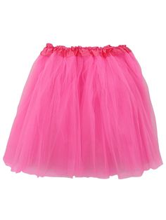 Neon Pink Plus Size Adult Tutu Skirt - Women's Plus Size 3- Layer Basic Ballet Costume Dance Tutus - Sydney So Sweet 80s Dress Up Day, Plus Size Tutu Skirt, Pink Princess Costume, 80s Dress Up, Plus Size Tutu, Adult Tutu Skirt, Running Tutu, Magenta Fashion, Tutu Women