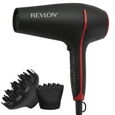 Dare to be new kind of bold with Revlon Hair Tools. Whether you're after salon-style blowouts, one-of-a-kind waves and curls, the perfect hair accessory, or you want to reinvent your style, Revlon has the tools to take your hair where it's never been before. Visibly shinier, smoother hair is possible with the all-new Smooth Stay hair dryer that features triple-coated ceramic barrels infused with coconut oil for long-lasting results. Paired with ceramic tourmaline ionic technology for reduced sta Revlon Hair Dryer, Hair Dryer Diffuser, Revlon Color, Towel Dry Hair, Ceramic Hair, Heat Damage, Blow Dryer, Shiny Hair, Smooth Hair