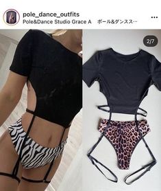 Pole Dance Wear Clothes, Pole Dance Outfits Clubwear, Pole Dancer Outfit, Pole Dancing Outfits, Diy Harness, Pole Outfits, Pole Dance Outfit, Pole Dance Costume, Diy Cut Shirts