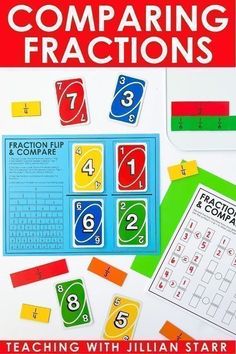 Comparing Fractions My Name In Fractions, Comparing Fractions Activities, Teaching To Read, Fractions Games, Double Digit Addition And Subtraction, Benchmark Fractions, Compare Fractions, 4th Grade Fractions, 3rd Grade Fractions