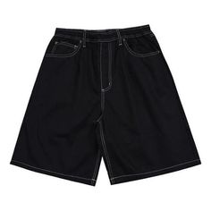 Converse 5-Pocket Baggy Shorts 'Black' 10025023-A01 Cursed Emojis, Silly Clothes, Outfit Inspired, Baggy Shorts, Boys Casual, Cute Fits, Shorts Black, Jeans Shorts, Fashion Inspo Outfits