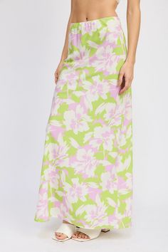 Lilly Skirt - Proper Bias Skirt, Beachy Vibes, Chic Skirts, Floral Maxi Skirt, Floral Maxi, Design Floral, Bandanas, Summer 2024, Floral Skirt