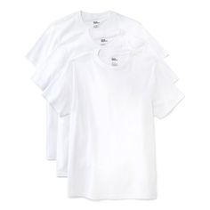 Feel great throughout any season with Men's Slim Fit Crewneck T-Shirt 3pk - Dealworthy™ White in your wardrobe. Made from lightweight fabric for comfort, this pack of t-shirts features a classic crewneck that makes for an easy layering option under your jackets or button downs. Perfect for pairing with any bottoms, this t-shirt set makes a great wardrobe essential that keeps you looking sleek while helping you maintain comfort throughout your day. dealworthy™: Just what you need priced just righ White Tee Men, Target Shirt, Plain White Tee, Crew Neck Tshirt, White Men, Mens Crew Neck, Workout Tank Tops, Slim Fit Men, Basic Tees