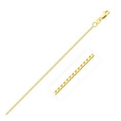 This octagonal box chain comes in 10K yellow gold and has a width of 1.2mm. Gold Box, Box Clasp, Yellow Gold Chain, Box Chain, Metal Stamping, Spring Rings, Luxury Jewelry, Gold Chain, Jewelry Stores