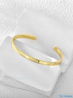 OrcaJump - Minimalistic Cuff Bracelet Simple Adjustable Bracelet Bangle, Simple Adjustable Bangle Bracelet, Simple Cuff Bangle Bracelet, Simple Adjustable Bangle Cuff Bracelet, Adjustable Simple Cuff Bangle Bracelet, Adjustable Simple Cuff Bracelet As Gift, Elegant Color, Style Elegant, Women Style