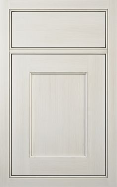 an image of a white cabinet door