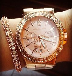 http://rubies.work/0126-ruby-rings/ Michael Kors rose gold watch - EXQUISITE!! (I loooove ROSE GOLD!!) Michael Kors Watch Rose Gold, Watch Women, Michael Kors Purse