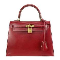 Auth HERMES Kelly 25 - Rouge Piment Box Calf W Handbag  | eBay Hermes Kelly 25, Kelly 25, Envelope Clutch Bag, Envelope Clutch, Bag Shoulder, Bags Handbags, Clutch Bag, Dust Bag, Shoulder Strap