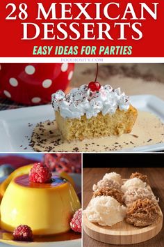 mexican desserts easy ideas for parties