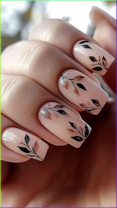 November Nails Fall, Fall Nail Ideas, Vibrant Nails, Fake Nail, Nails Fall