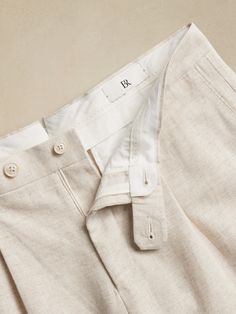 Arroyo Cotton-Linen Suit Pant | Banana Republic