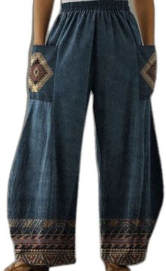 Bohemian Blue Wide Leg Pants With Pockets, Bohemian High-waist Patchwork Bottoms, High Waist Bohemian Patchwork Bottoms, Bohemian Blue Pants For Fall, Bohemian Bottoms With Pockets For Fall, Non-stretch Bohemian Wide Leg Pants With Pockets, Overalls 90s, Overalls Plus Size, High Waist Wide Leg Pants