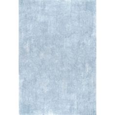 a light blue rug on a white background