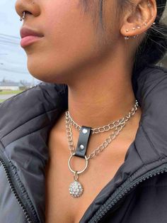 Link’d UP is a one-of-a-kind up cycled faux leather and chain choker with a lobster clasp closure. Edgy Choker With Adjustable Chain, Trendy Chain Choker For Festivals, Trendy Festival Chain Choker, Edgy Chain Choker As A Gift, Adjustable Punk Style Chain Choker, Edgy Adjustable Chain Choker, Edgy Adjustable Chain Strap Jewelry, Edgy Adjustable Chain Choker Gift, Edgy Choker With Adjustable Chain As Gift