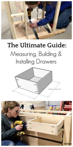 the ultimate guide to measuring building and installing drawers