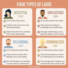 four types of liars and how they are used to describe them in different ways