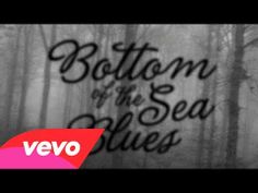 a black and white photo with the words bottom of the sea blues written on it