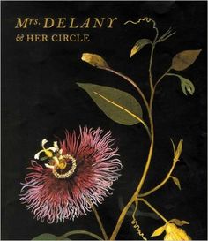 the front cover of mrs delany's her circle, with an image of a flower