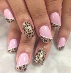 French Pedicure, Leopard Print Nails, Finger Nails, Print Nails, Leopard Nails, Animal Nails, Animal Print Nails, Super Nails