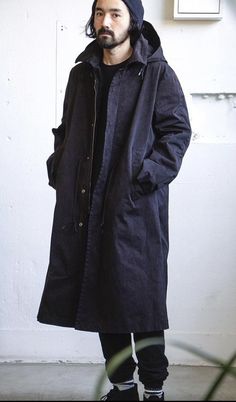 Fishtail Parka, Stylish Mens Fashion, Winter Lookbook, Street Outfit, Asian Style, Mens Casual Outfits, Coat Fashion, Mens Street Style, Parka